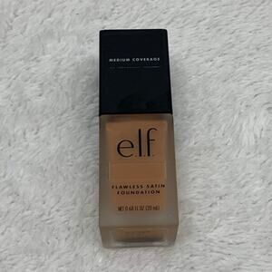 e.l.f. Flawless Satin Foundation 400 Chai Satin Finish 81381 Cruelty Free New